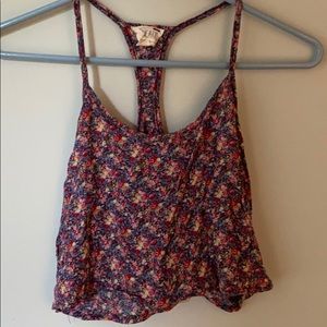 Floral crop top